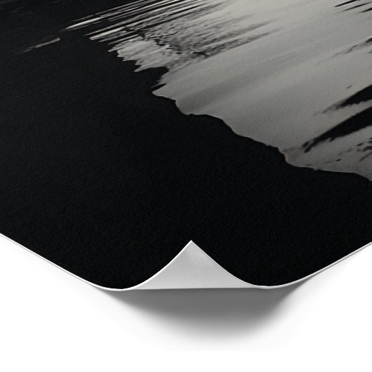 De Golden Gate Bridge in verbluffend zwart-wit Poster (Hoek)