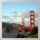 De Golden Gate Bridge Poster (Voorkant)
