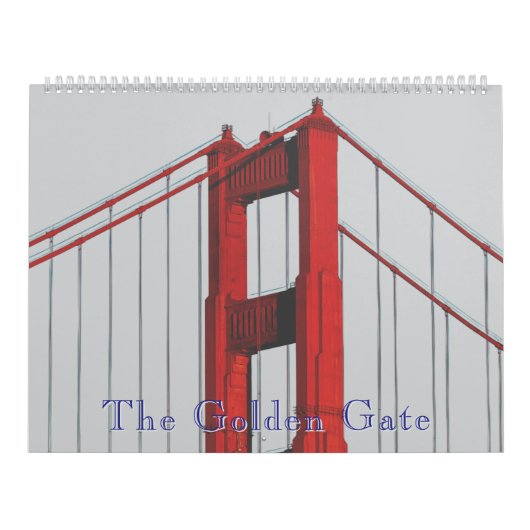 De Golden Gate Bridge San Francisco Kalender (Hoes)