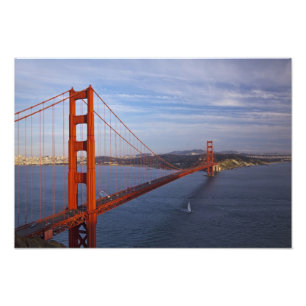 De Golden Gate Bridge van de Marin Foto Afdruk