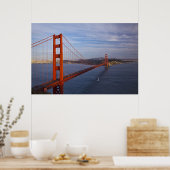 De Golden Gate Bridge van de Marin Poster (Keuken)