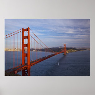 De Golden Gate Bridge van de Marin Poster
