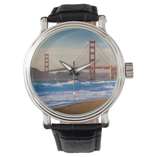 De Golden Gate Bridge vanuit Baker Beach Horloge (Voorkant)