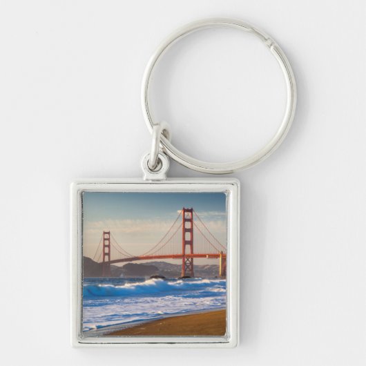 De Golden Gate Bridge vanuit Baker Beach Sleutelhanger (Voorkant)