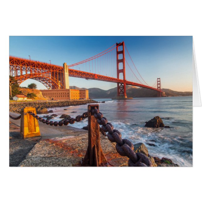De Golden Gate Bridge vanuit Fort Point (Voorkant Horizontaal)
