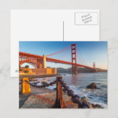 De Golden Gate Bridge vanuit Fort Point Briefkaart (Voorkant / Achterkant)