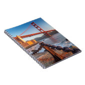 De Golden Gate Bridge vanuit Fort Point Notitieboek (Rechterzijde)