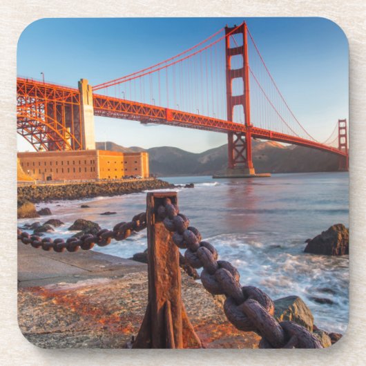 De Golden Gate Bridge vanuit Fort Point Onderzetter (Voorkant)