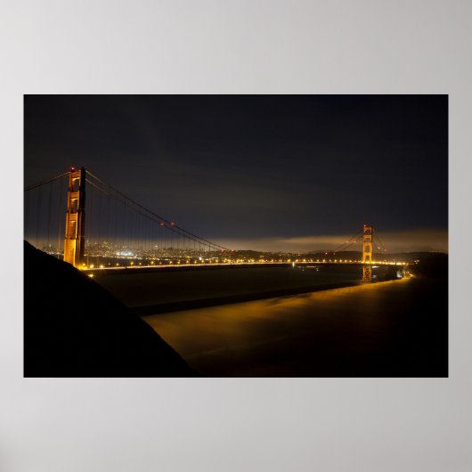 De Golden Gate Bridge vanuit Marin 2 Poster (Voorkant)