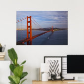De Golden Gate Bridge vanuit Marin Poster (Thuiskantoor)