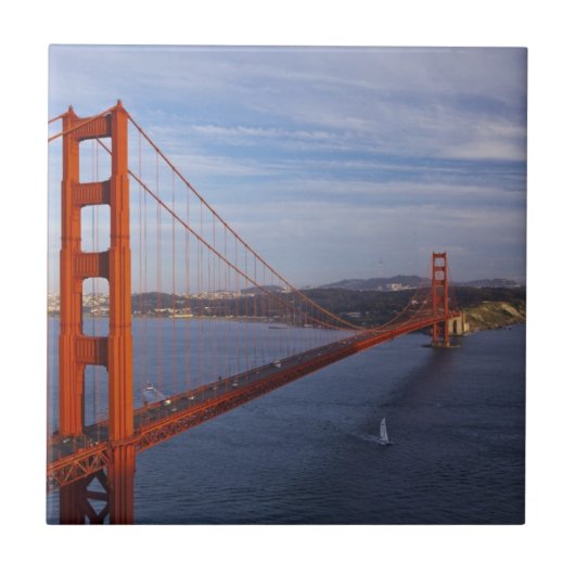 De Golden Gate Bridge vanuit Marin Tegeltje (Voorkant)