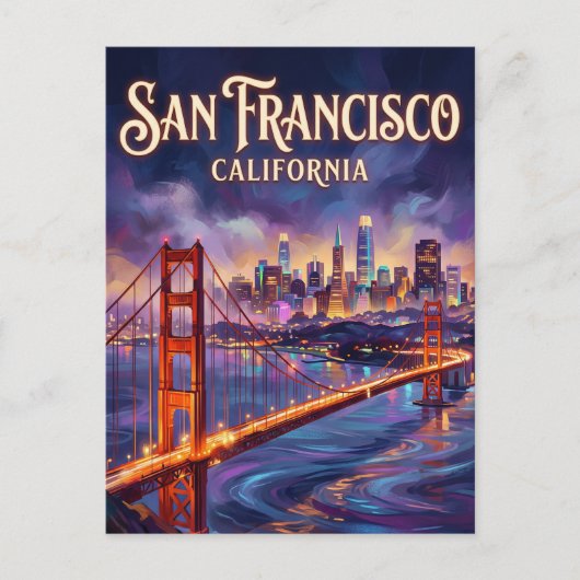 De Golden Gate Bridge VS Briefkaart (Voorkant)