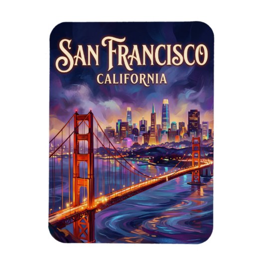 De Golden Gate Bridge VS Magneet (Verticaal)