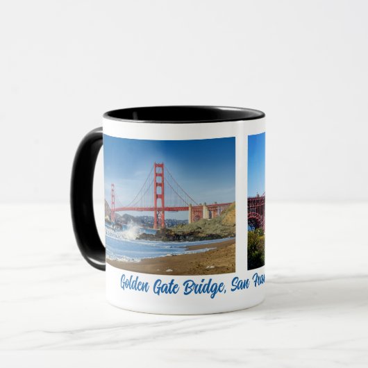 De Golden Gate Brige van San Francisco, Mok (Voorkant links)