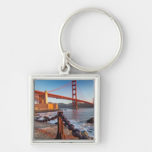 De Golden Gate-brug vanuit Fort Point Sleutelhanger (Voorkant)