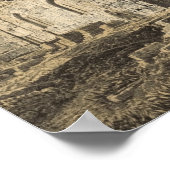 De Golden Gate in Jeruzalem Poster (Hoek)