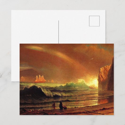 De Golden Gate, mooie kunst, Briefkaart (Voorkant / Achterkant)