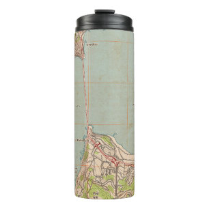 De Golden Gate Topografische Kaart Thermosbeker