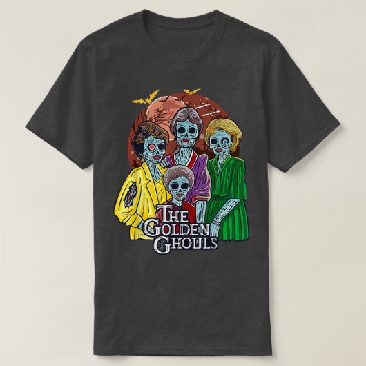 De Golden Ghouls Halloween T-shirt (Design voorkant)