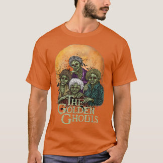 De Golden Ghouls Halloween Zombie geïnspireerd art T-shirt