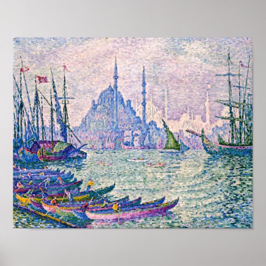 De Golden Horn, Minarets | Paul Signac | Poster (Voorkant)
