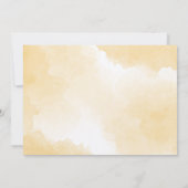 De Golden Hour Grace Foto & Monogram Huwelijk Kaart (Achterkant)