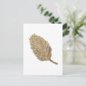 De Golden Leaf-1 Post-kaart Briefkaart (Staand voorkant)