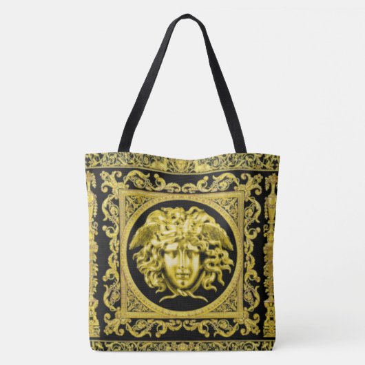 De Golden Medusa-Canvas tas (Achterkant)