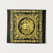 De Golden Medusa Wall Tapestry Wandkleed (Voorkant (horizontaal))