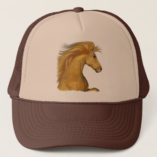 De Golden Palomino Trucker Pet (Voorkant)