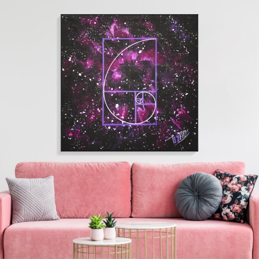 De Golden Ratio Canvas Afdruk (Insitu (Woonkamer))