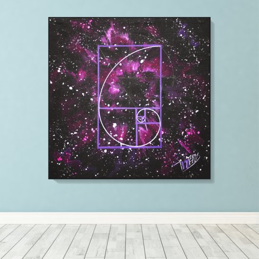 De Golden Ratio Canvas Afdruk (Insitu (Houten vloer))