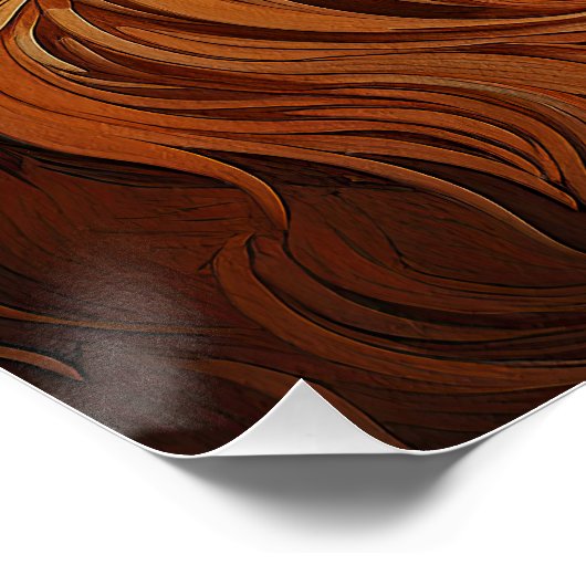 De Golden Retriever Dog 002 - Natalia Mucha Perfect Poster (Hoek)