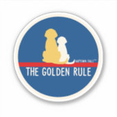 De Golden Rule Dogs Vinyl Sticker (Voorkant)