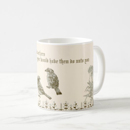 De Golden Rule Mok koffiekop (Voorkant rechts)