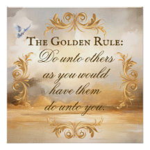 De Golden Rule Poster serene scène