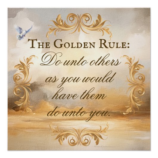 De Golden Rule Poster serene scène (Voorkant)