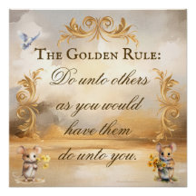 De Golden Rule Poster serene scène