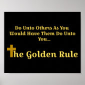 De Golden Rule Quote Poster (Voorkant)