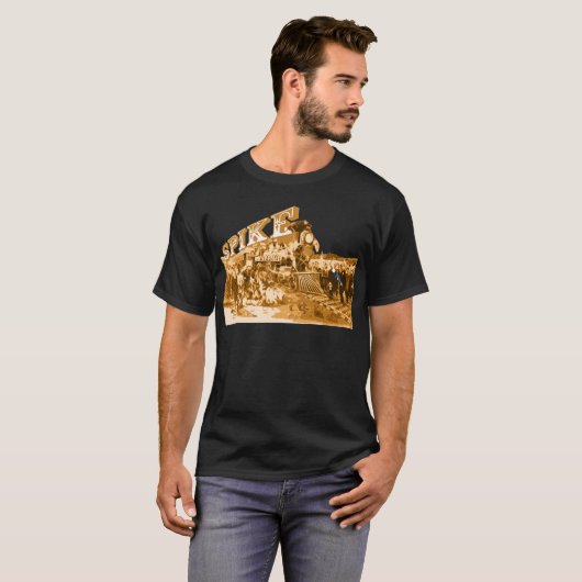 De Golden Spike T-shirt (Voorkant volledig)