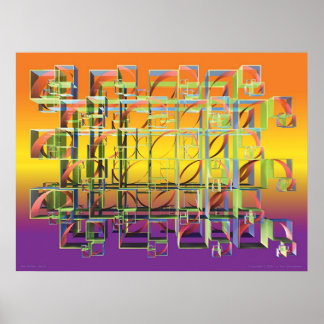 De Golden Spiral Poster