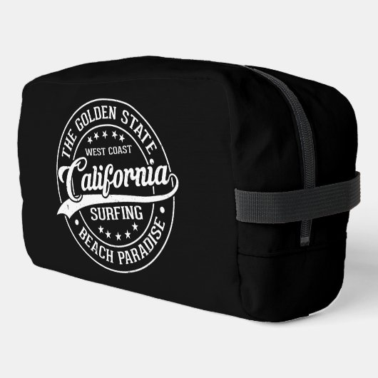 De Golden State: Californië Surf Vibes Toilettasje (Linkerhoek)