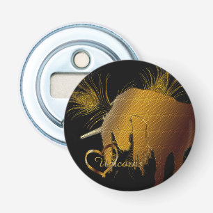 De Golden Unicorn Button Flesopener