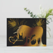 De Golden Unicorn Kaart (Staand voorkant)