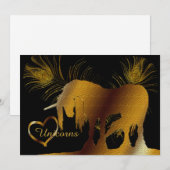 De Golden Unicorn Kaart (Voorkant / Achterkant)