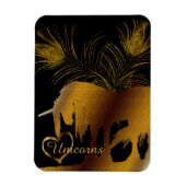 De Golden Unicorn Magneet (Verticaal)