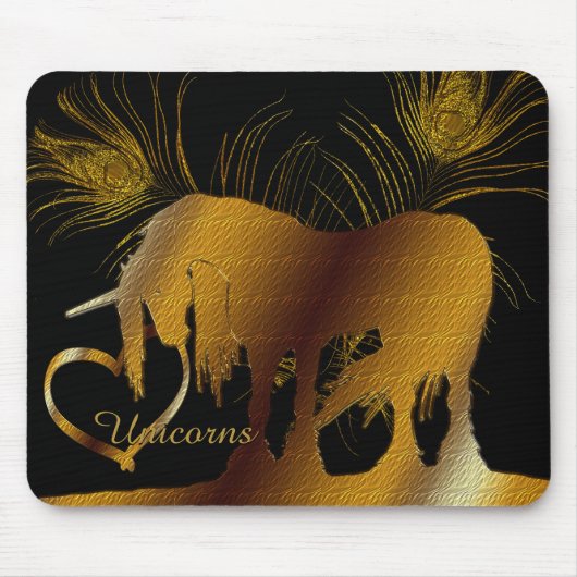 De Golden Unicorn Muismat (Voorkant)