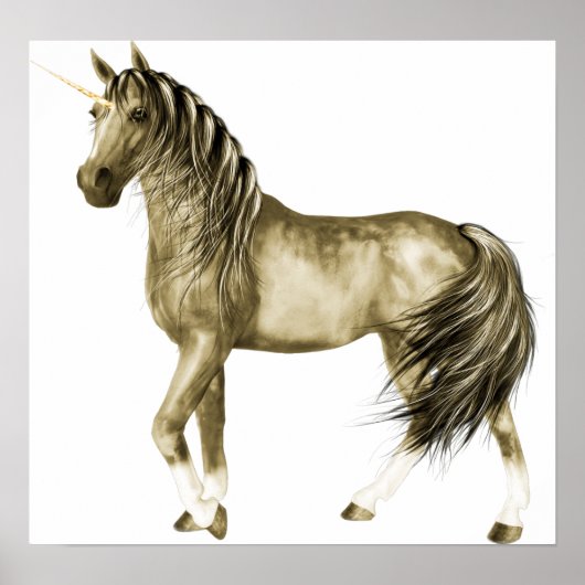 de Golden Unicorn Print (Voorkant)
