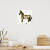 de Golden Unicorn Print (Keuken)