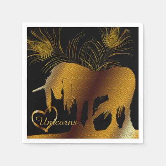 De Golden Unicorn Servet (Voorkant)